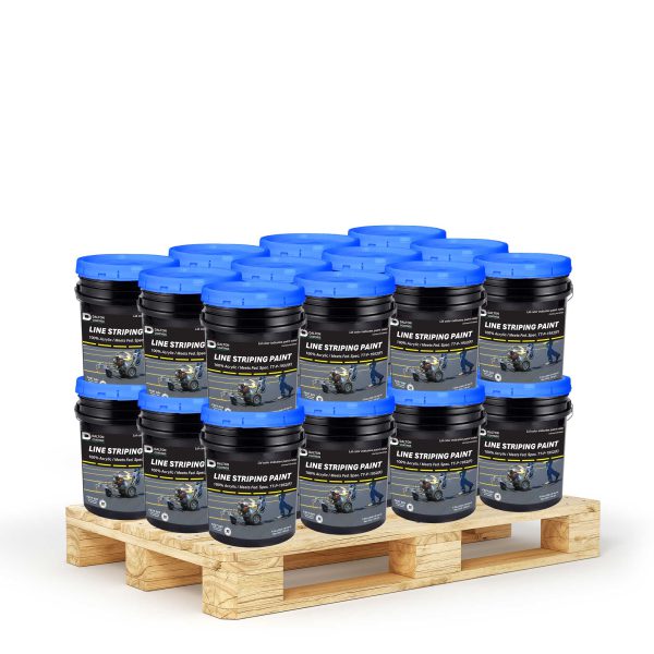 5 Gal Blue Waterborne Traffic Paint