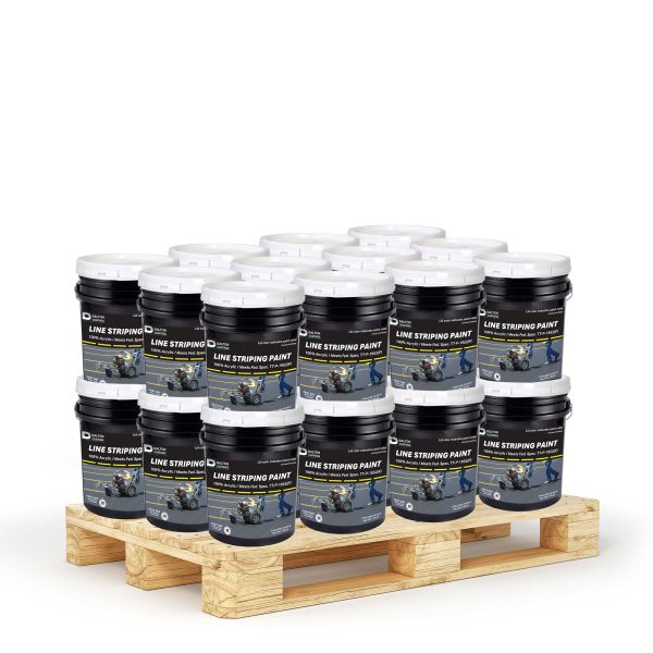 5 Gal White Waterborne Traffic Paint
