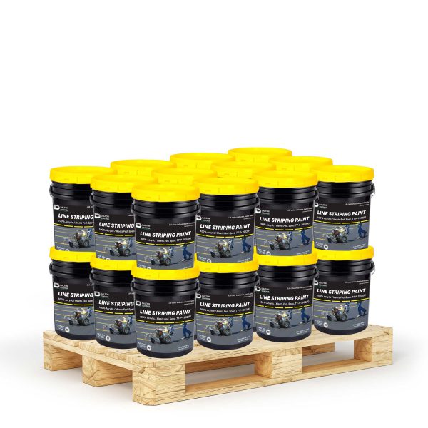 5 Gal Yellow Waterborne Traffic Paint